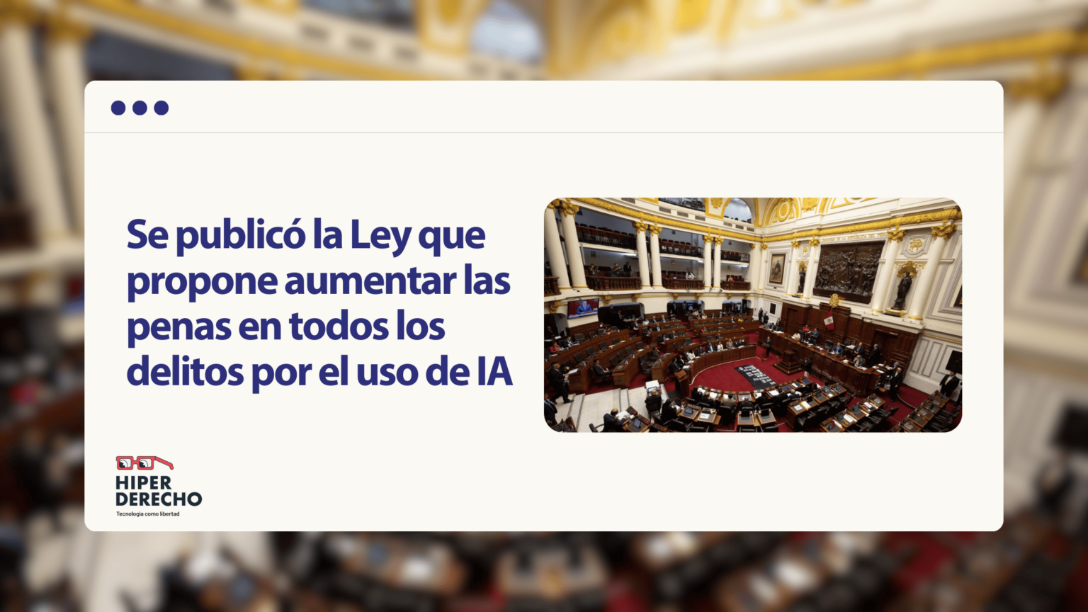 Se publicó la Ley que propone aumentar las penas en todos los delitos ...