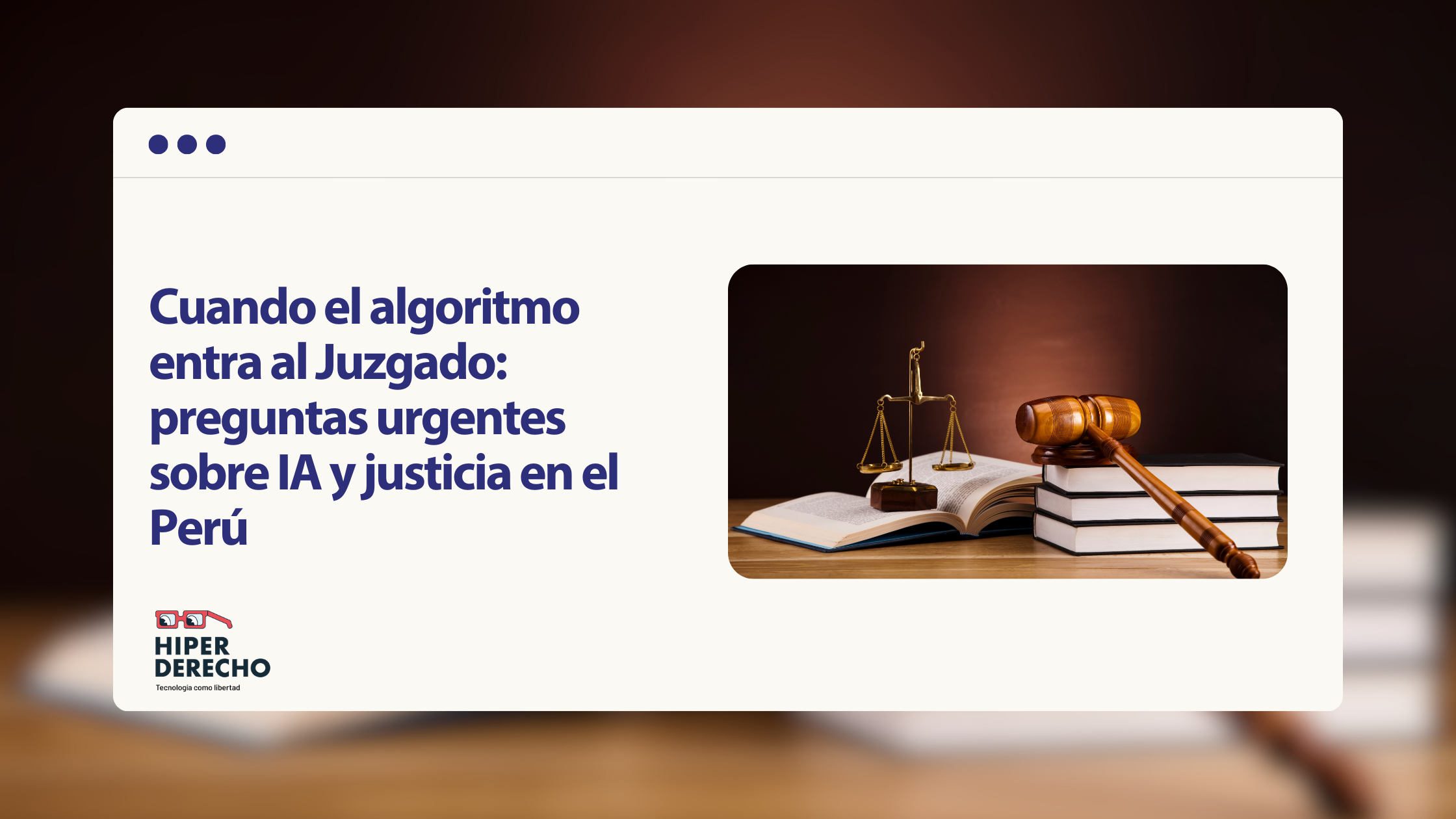 When the algorithm enters the Court: urgent questions about AI and justice in Peru